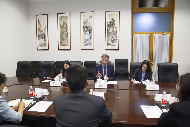 国际合作中心特别代表会见以色列驻华大使贝以理
