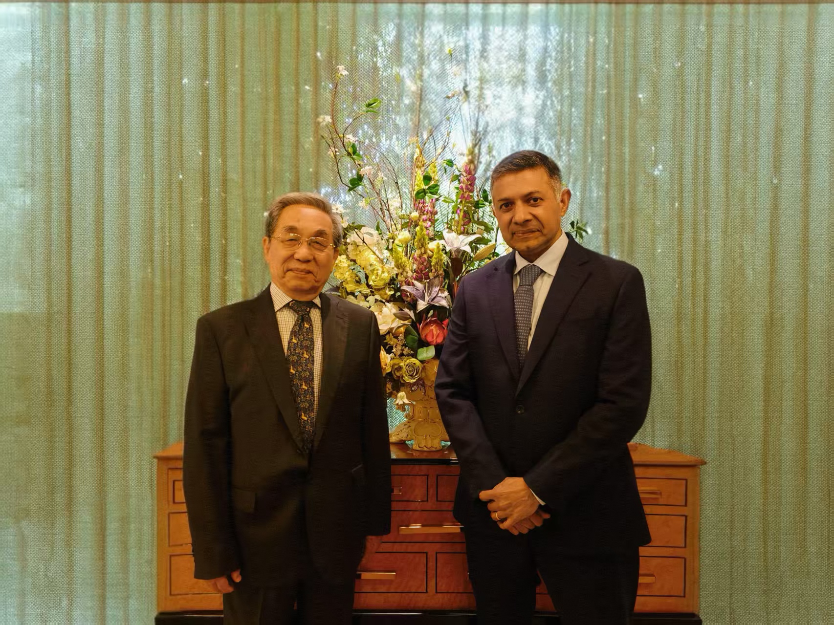 国际合作中心特别代表会见印度驻华大使魏嘉盟