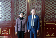 联合国世界粮食计划署驻华代表赵兵到访国际合作中心