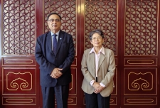 联合国教科文组织东亚地区办事处主任兼代表夏泽翰到访国际合作中心