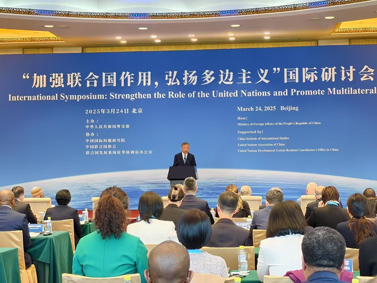 国际合作中心特别代表出席“加强联合国作用，弘扬多边主义”国际研讨会
